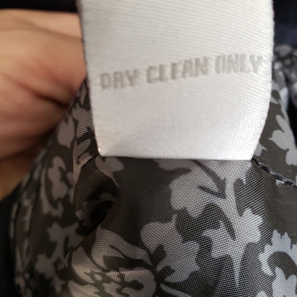 Delia's Navy Blue Wool Coat Chunky Button Large - Picture 11 of 12